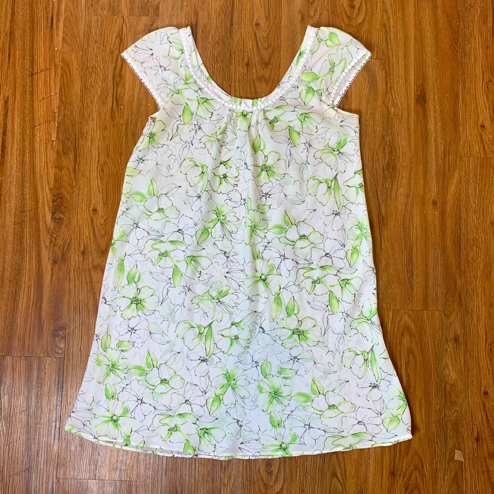 Oscar de la Renta Floral Nightgown